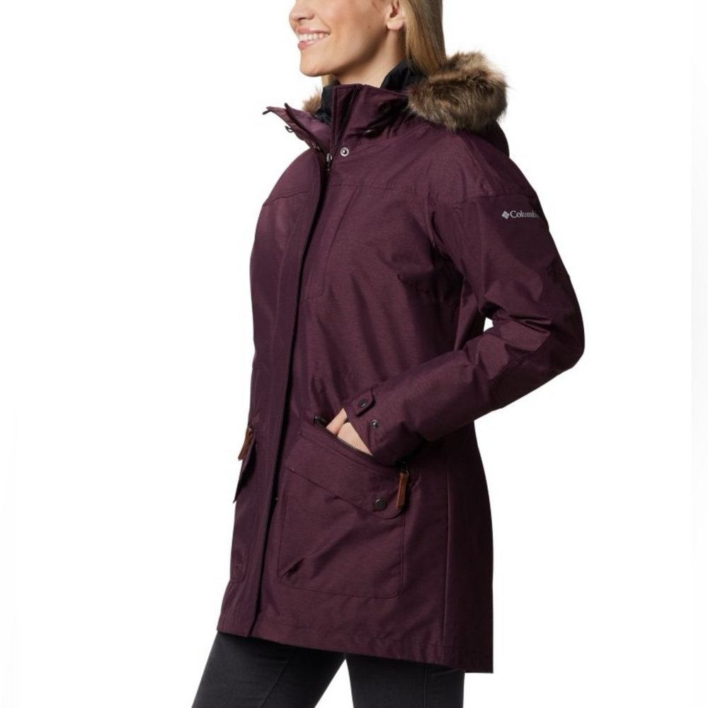 Colombia Black Cherry Carson Pass IC Jacket -No liner